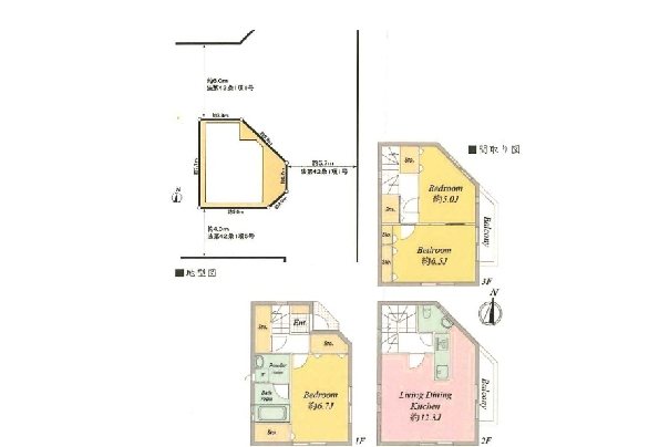 川口市芝下 間取り図