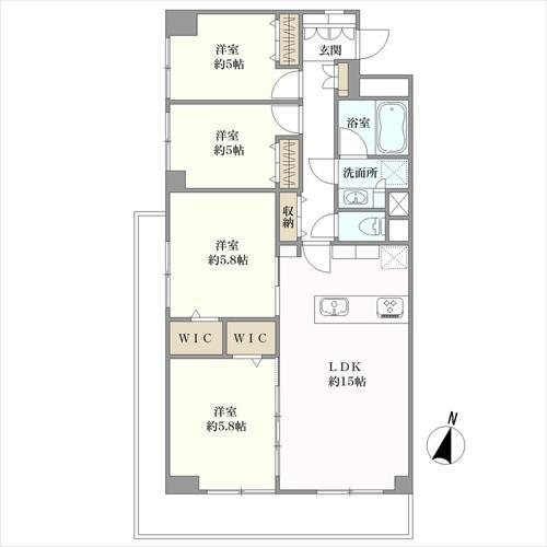 グリーンコーポ川口 間取り図