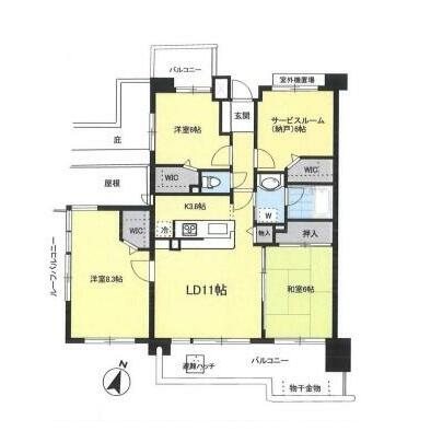 グランシエロ川口 間取り図