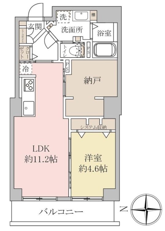 リプレ川口一番街1号棟 間取り図
