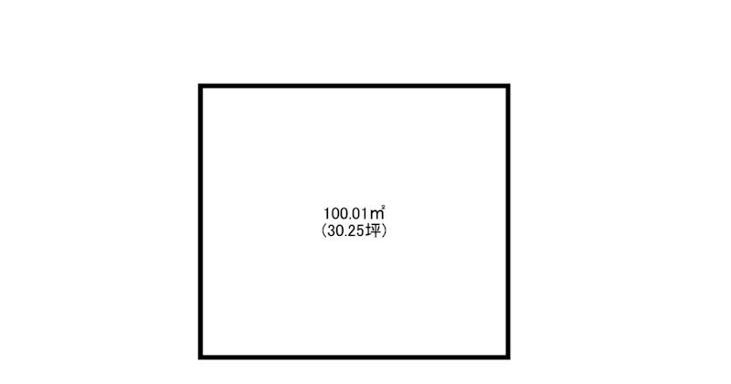川口市朝日６丁目 売地 間取り図