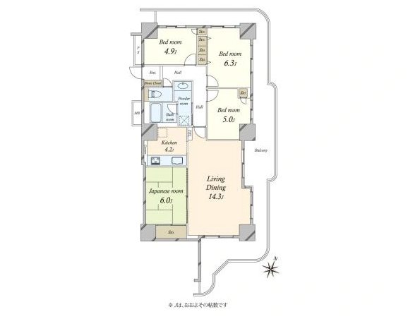 スカイフロントタワー川口 間取り図
