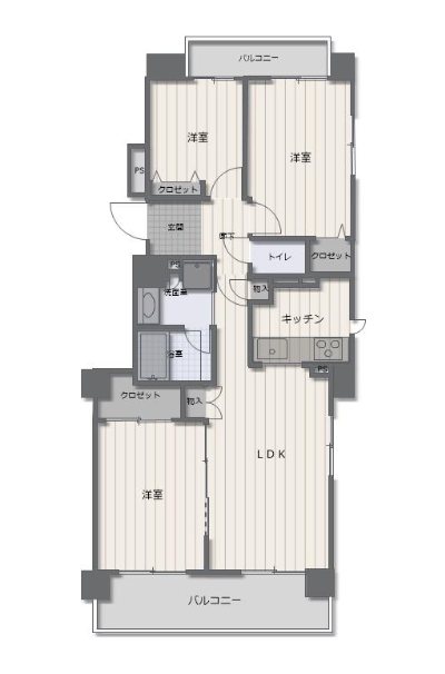 川口ガーデンハウス 間取り図
