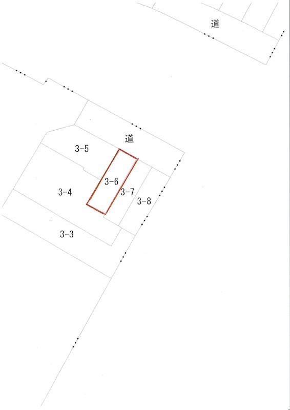 本町二丁目３番６ 間取図・土地図