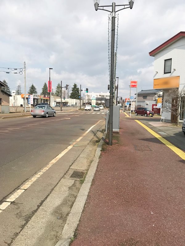 見附市本町1丁目　売土地 現地写真（前面道路含む現地写真）
