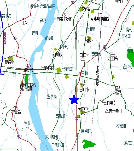 長岡市十日町　約160坪 全体区画図