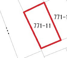 秋葉区北上　売土地 間取図・土地図
