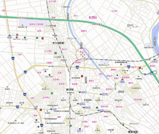 秋葉区北上　売土地 その他