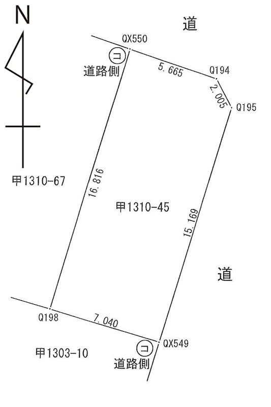 東神田3丁目35.28坪　売土地 間取図・土地図