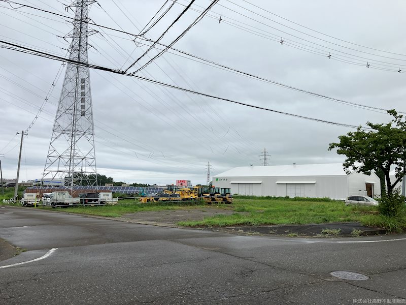 上越市桜町　事業用売土地 現地写真