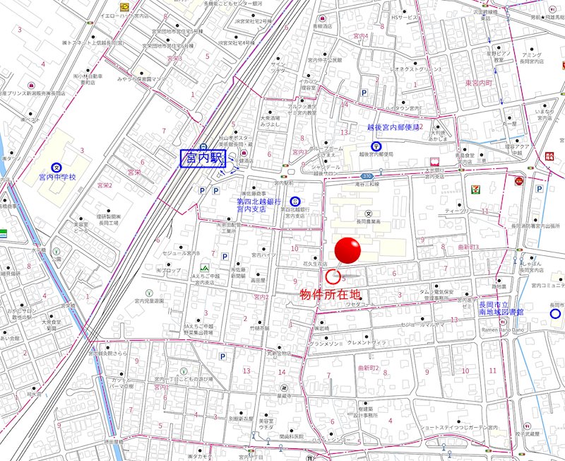 宮内駅より徒歩5分　曲新町3丁目（426.34坪）　売土地 その他
