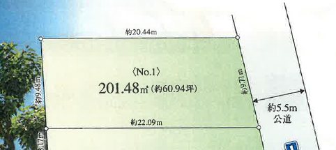 東京都世田谷区奥沢３丁目 間取図・土地図