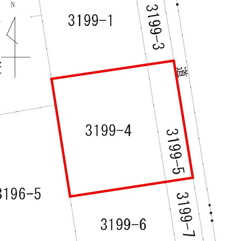 東宮内町　売土地 間取図・土地図