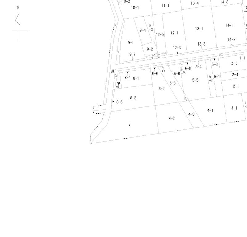 高崎市新保町　事務所 間取図・土地図