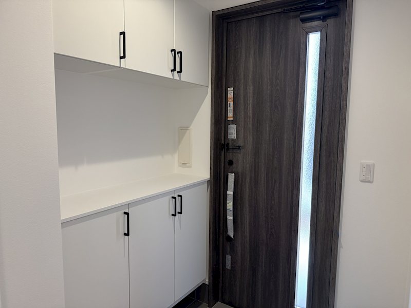 【新築】吉田南分譲住宅 現地写真（玄関）