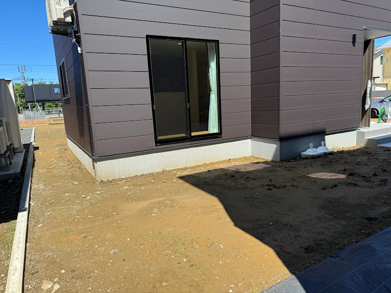《新築》吉田南分譲住宅 現地写真（庭）