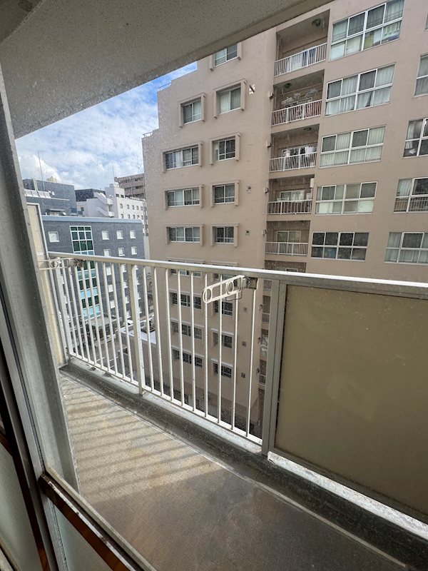 新潟県新潟市中央区万代１丁目 現地写真（バルコニー）
