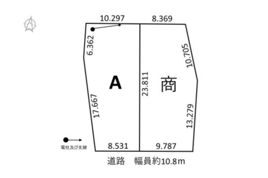 瀬戸市八王子町(A区画) 間取り図
