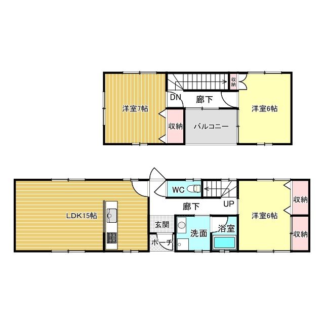 刈谷市下重原町 間取り図