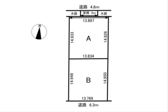 あま市中萱津大坊　(A区画) 間取り図