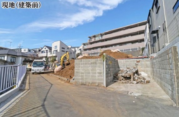 港北区篠原町 新築分譲 1号棟 現地写真