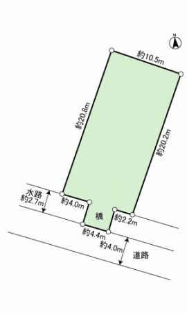 沼津市原1015-3　土地 間取図・土地図