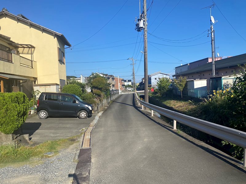 牧之原市大沢 土地 現地写真（前面道路含む現地写真）