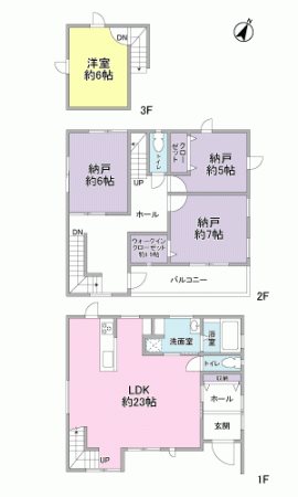 清水区村松原二丁目　戸建 間取図・土地図