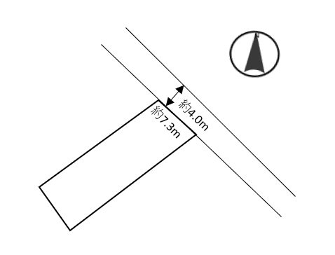 葵区片羽町　土地 区画図