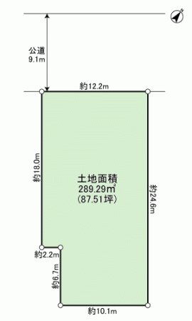 太田町　土地 間取図・土地図