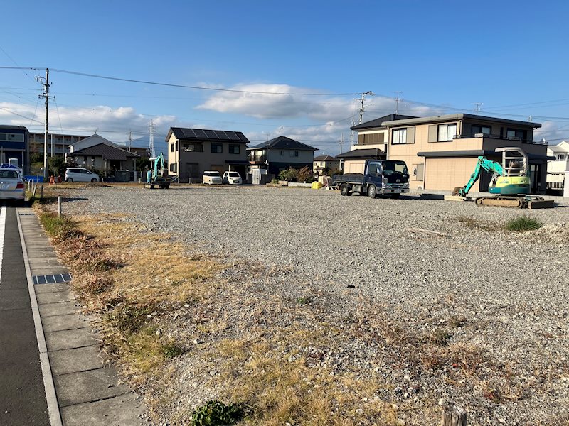 静岡市清水区三保松原町　シ区画 現地写真（前面道路含む現地写真）