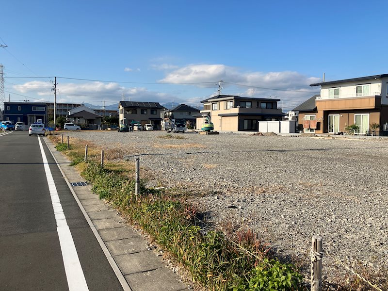 静岡市清水区三保松原町　シ区画 現地写真（前面道路含む現地写真）