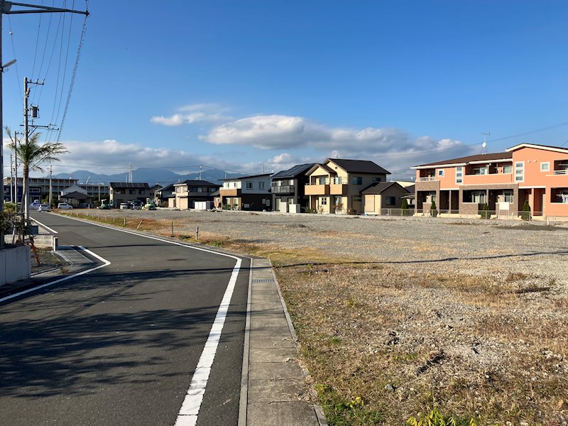 静岡市清水区三保松原町　シ区画 現地写真（前面道路含む現地写真）