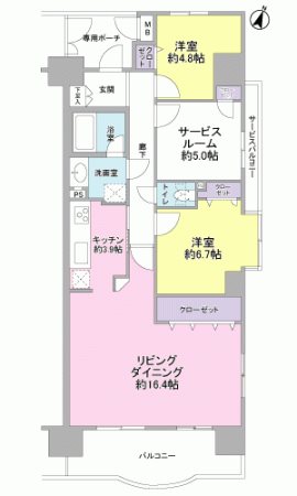 ファミール藤枝グランビュー 間取図・土地図