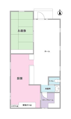沼津市新宿町16-7　店舗 間取図・土地図