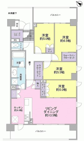 グランアネシス草薙 間取図・土地図