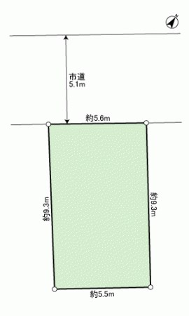 駿河区馬渕４丁目　土地 間取図・土地図