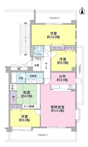 メゾン駿河台東館710 間取図・土地図
