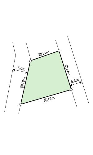 伊豆の国市四日町 間取図・土地図