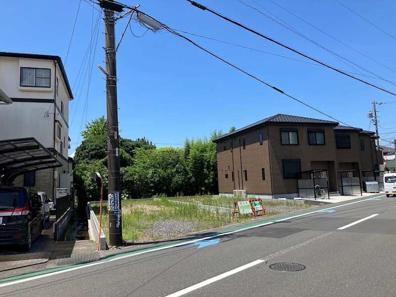 瀬名川２丁目　土地　Ｃ区画 現地写真（前面道路含む現地写真）