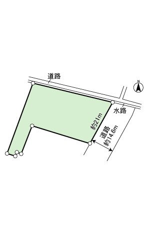 静岡県静岡市清水区三保 間取図・土地図