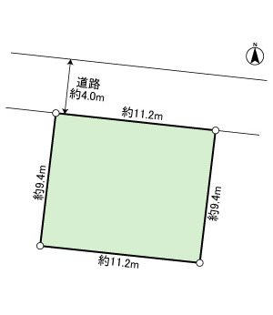 静岡県沼津市錦町3番11 間取図・土地図