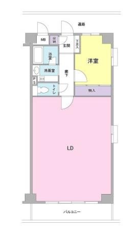 陽輪台沼津マンション 間取図・土地図
