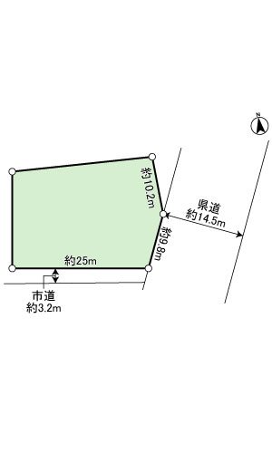清水区三保　土地 間取図・土地図