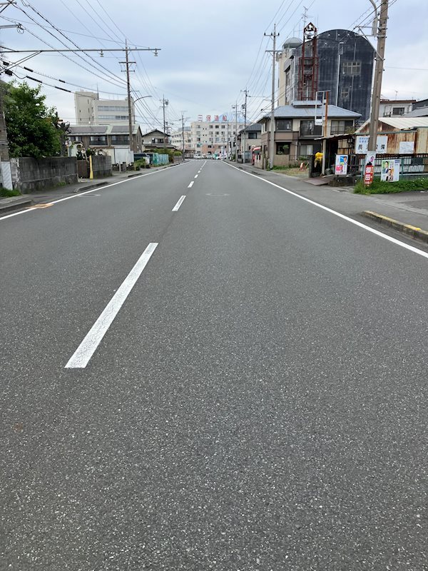 清水区三保　土地 現地写真（前面道路含む現地写真）