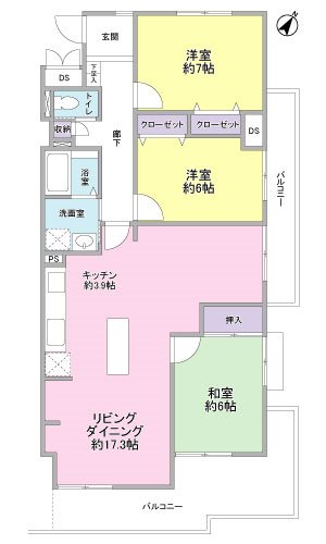 ヴィラセイユー千歳 間取図・土地図