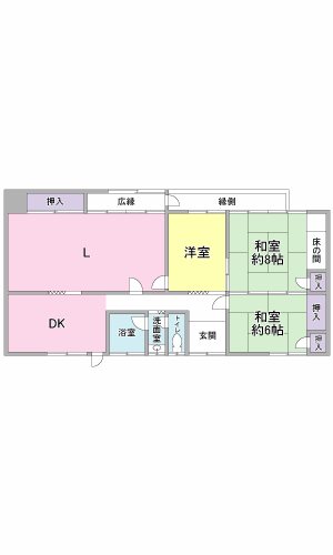 焼津市田尻　中古戸建 間取図・土地図
