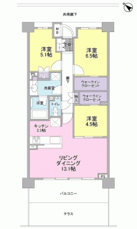 グランアネシス草薙120 間取図・土地図