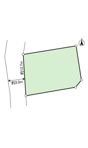 静岡県静岡市清水区有東坂２丁目 間取図・土地図