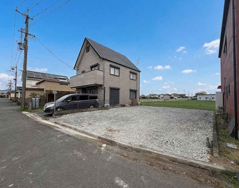 焼津市中新田　土地  現地写真（前面道路含む現地写真）